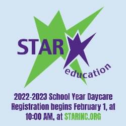 STAR Education Day Registration Begins at 10 AM at STARINC.ORG